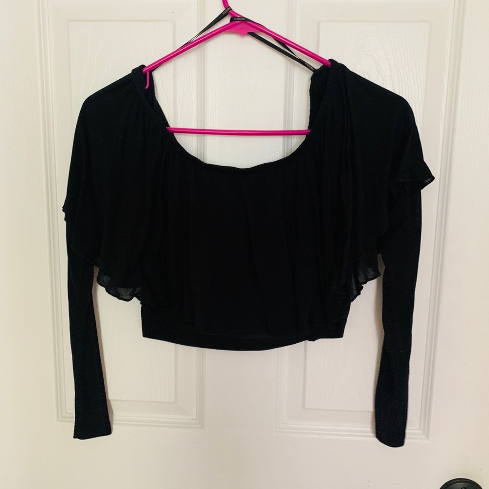 Off Shoulder Crop Top